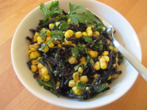 Maissalat mit Hiziki Maissalat mit Hiziki