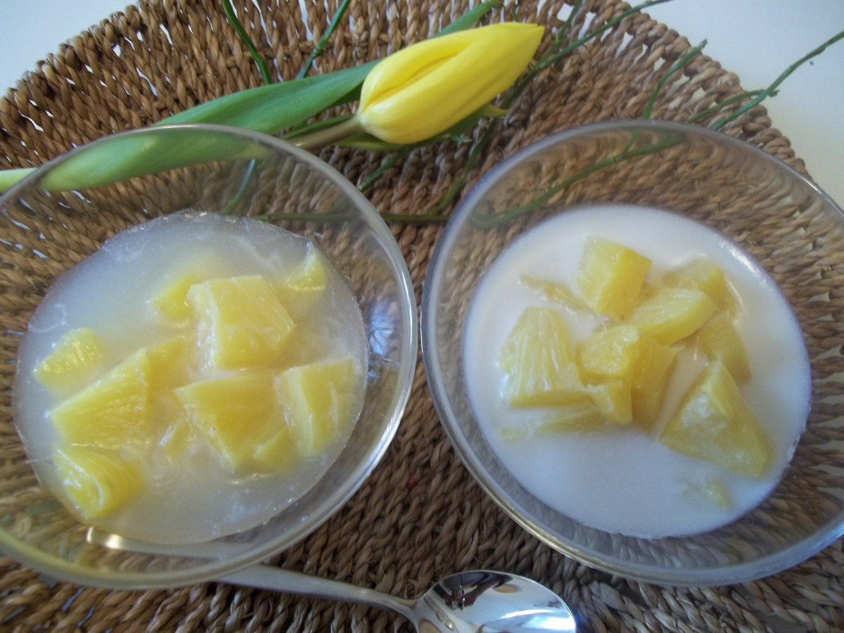 Ananas-in-Kokosmilch
